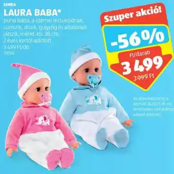ALDI Simba Laura baba 1 db ajánlat