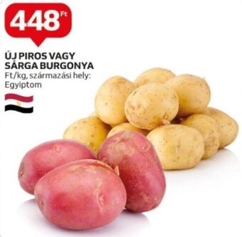 Auchan Új piros vagy sárga burgonya 1 kg ajánlat