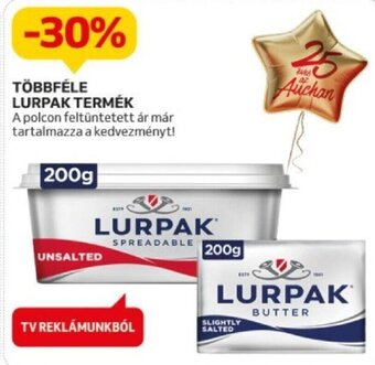 Auchan Többféle Lurpak termék ajánlat