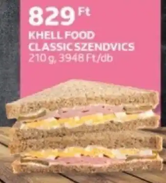 Khell Food Classic szendvics 210 g