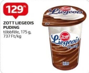 Auchan Zott Liegeois puding 175 g ajánlat