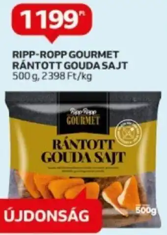 Auchan Ripp-Ropp Gourmet rántott gouda sajt 500 g ajánlat