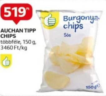 Auchan Auchan tipp chips 150 g ajánlat