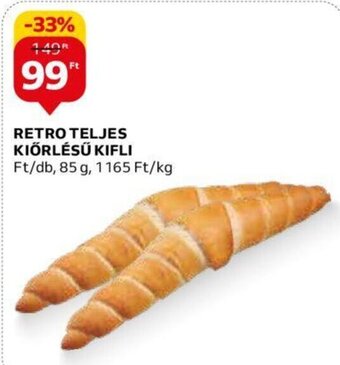Auchan Retro teljes kiőrlésű kfili 85 g ajánlat