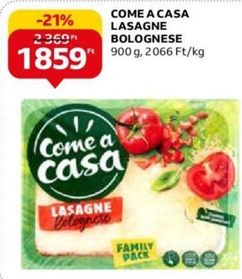 Auchan Come a Casa Lasagne bolognese 900 g ajánlat