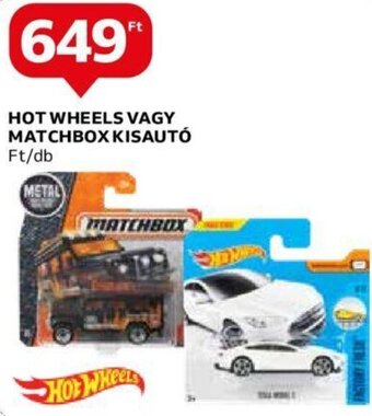 Auchan Hot Wheels vagy Matchbox kisautó 1 db ajánlat