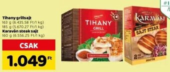 Spar Tihany grillsajt 163 / 185 g / Karaván steak sajt 160 g ajánlat