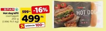 Spar Spar Hot dog kifli 250 g ajánlat