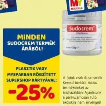 Minden Sudocrem termék árából