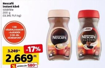 Spar Nescafé Instant kávé 200 g ajánlat