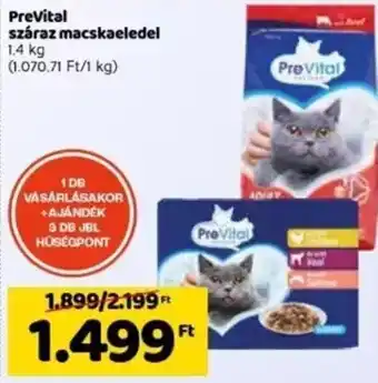 Spar Prevital Száraz macskaeledel 1,4 kg ajánlat