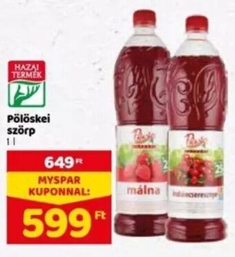 Pölöskei szörp 1 l