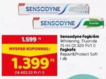 Spar Sensodyne Fogkrém 75 ml / fogkefe 1 db ajánlat