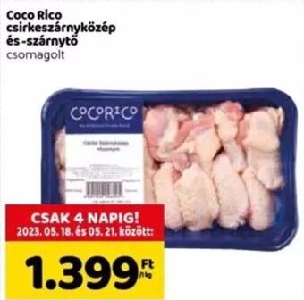 Spar Coco Rico Csirkeszárnyközép és-szárnytő 1 kg ajánlat
