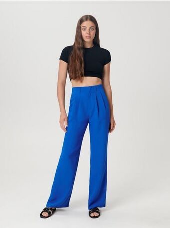 High waist loose nadrág