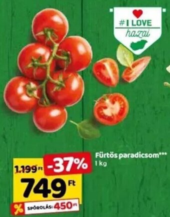 Spar Fürtös paradicsom 1 kg ajánlat