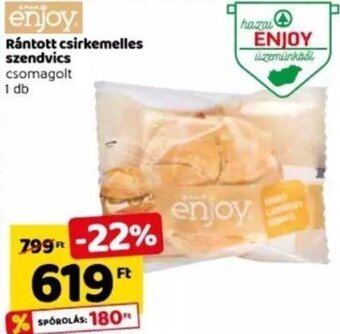 Spar Spar Rántott csirkemelles szendvics 1 db ajánlat