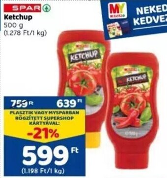 Spar Spar Ketchup 500 g ajánlat