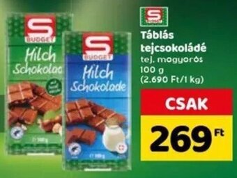 Spar Spar Táblás tejcsokoládé 100 g ajánlat
