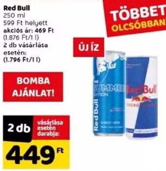 Spar Red Bull 250 ml ajánlat