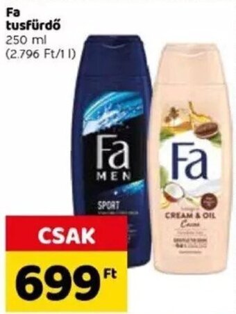 Spar Fa tusfürdő 250 ml ajánlat