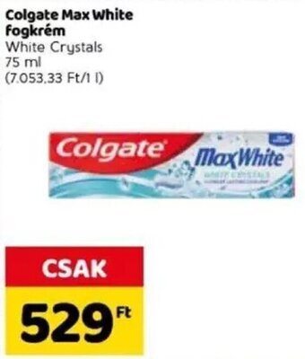 Spar Colgate Max White fogkrém 75 ml ajánlat