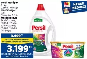 Spar Persil Mosópor 2,1 kg / mosószergél 1,71 l / mosókapszula 22 / 26 db ajánlat
