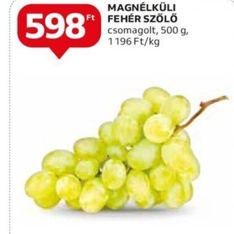Magnélküli fehér szőlő 500 g