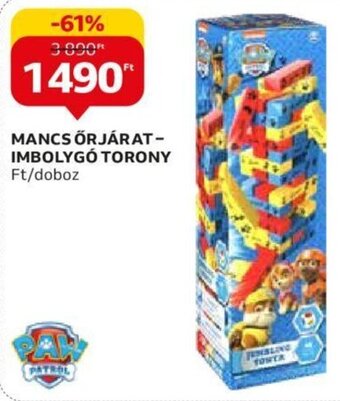 Auchan Mancs őrjárat- imbolygó torony 1 doboz ajánlat