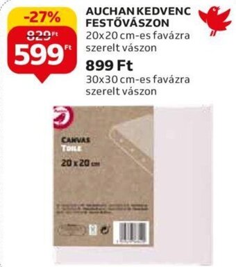 Auchan Auchan kedvenc festővászon 1 db ajánlat