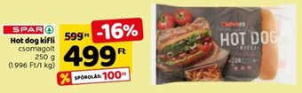 Spar Spar Hot dog kifli 250 g ajánlat