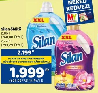 Spar Silan Öblítő 2,772 / 2,86 l ajánlat
