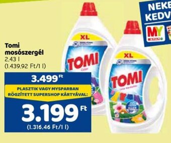 Spar Tomi mosószergél 2,43 l ajánlat