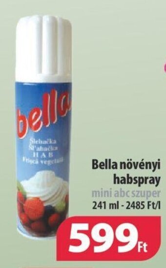 Coop Bella növényi habspray 241 ml ajánlat