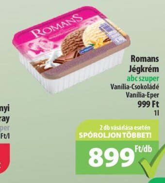 Coop Romans Jégkrém 1 l ajánlat