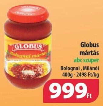 Coop Globus Mártás 400 g ajánlat