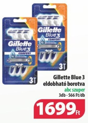 Coop Gillette Blue 3 eldobható borotva 3 db ajánlat