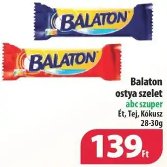 Coop Balaton ostya szelet 28 / 30 g ajánlat