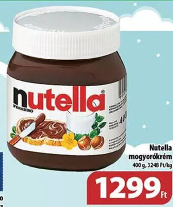 Coop Ferrero Nutella mogyorókrém 400 g ajánlat