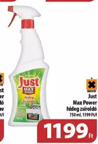 Coop Just Max Power hideg zsíroldó 750 ml ajánlat
