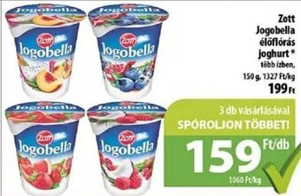 Coop Zott Jogobella élőflórás joghurt 150 g ajánlat