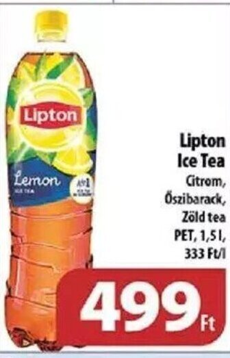 Coop Lipton Ice tea 1,5 l ajánlat