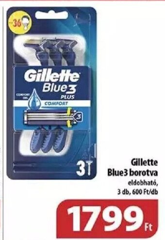 Gillette Blue3 borotva 3 db