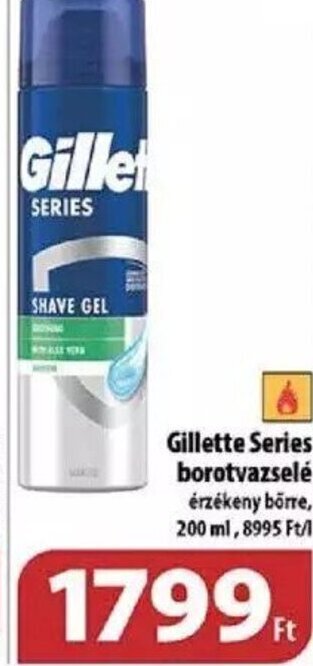 Gillette Series borotvazselé 200 ml