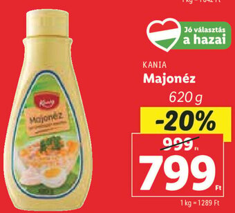 Lidl Kania Majonéz 620 g ajánlat