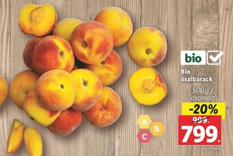 Lidl Bio őszibarack 500 g ajánlat