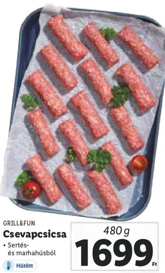 Lidl Grill&Fun Csevapcsicsa 480 g ajánlat