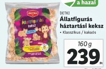 Lidl Detki Állatfigurás háztartási keksz 160 g ajánlat