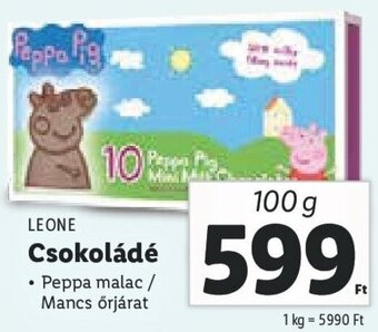 Lidl Leone Csokoládé 100 g ajánlat