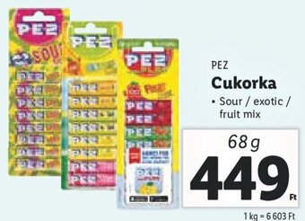 Lidl Pez Cukorka 68 g ajánlat